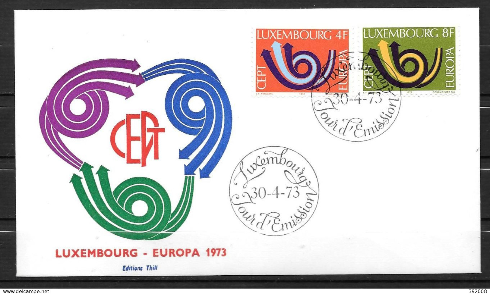 1973 - FDC - LUXEMBOURG - 59 - 1973
