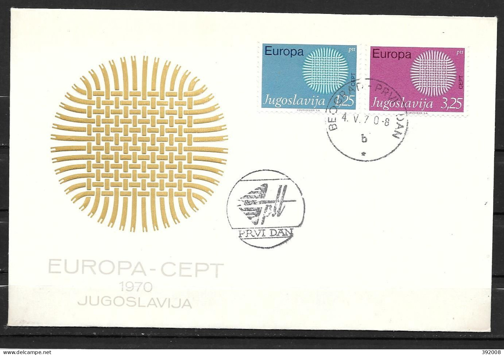 1970 - FDC - YOUGOSLAVIE - 57 - 1970