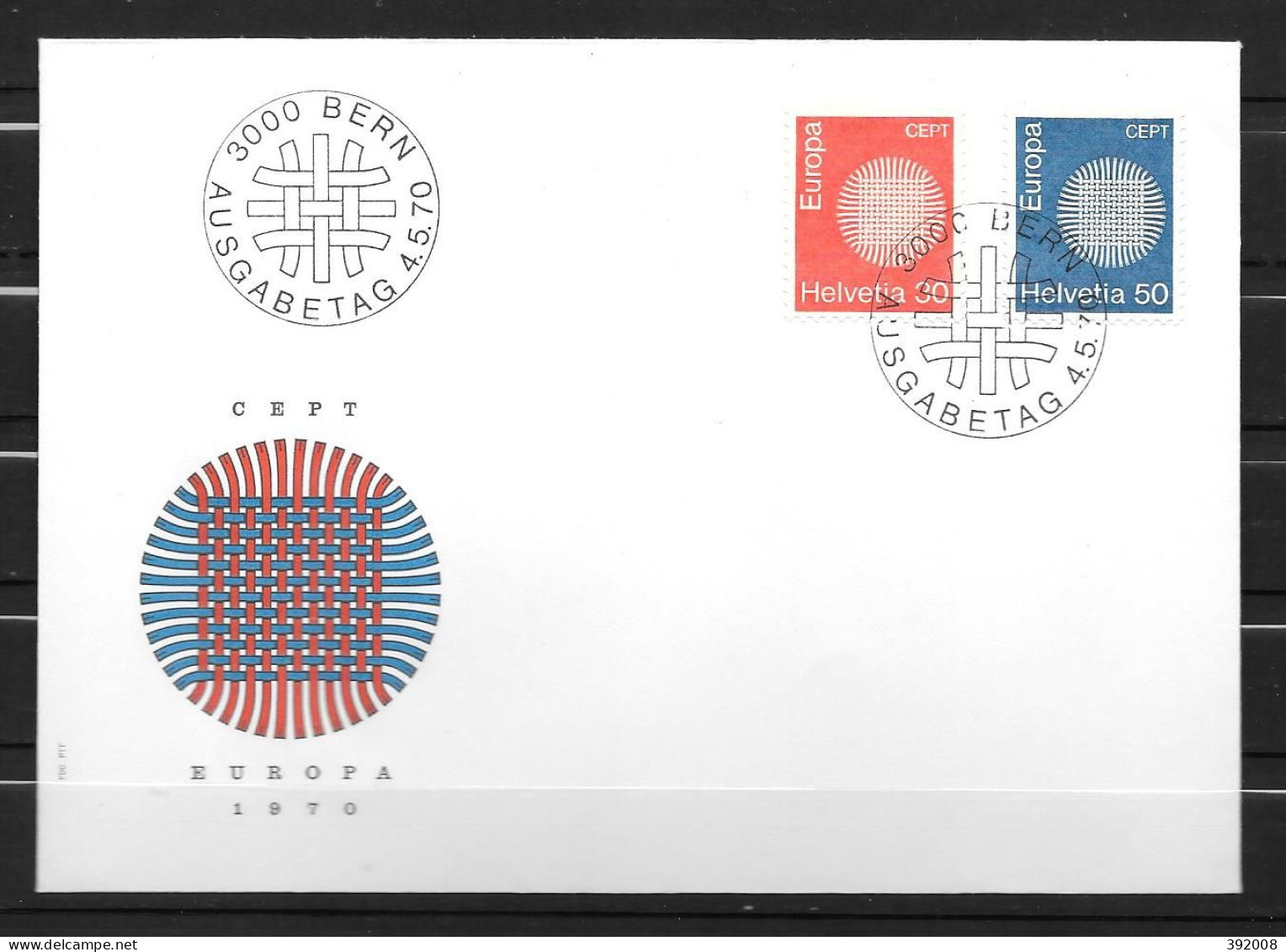 1970 - FDC - SUISSE - 57 - 2 - 1970
