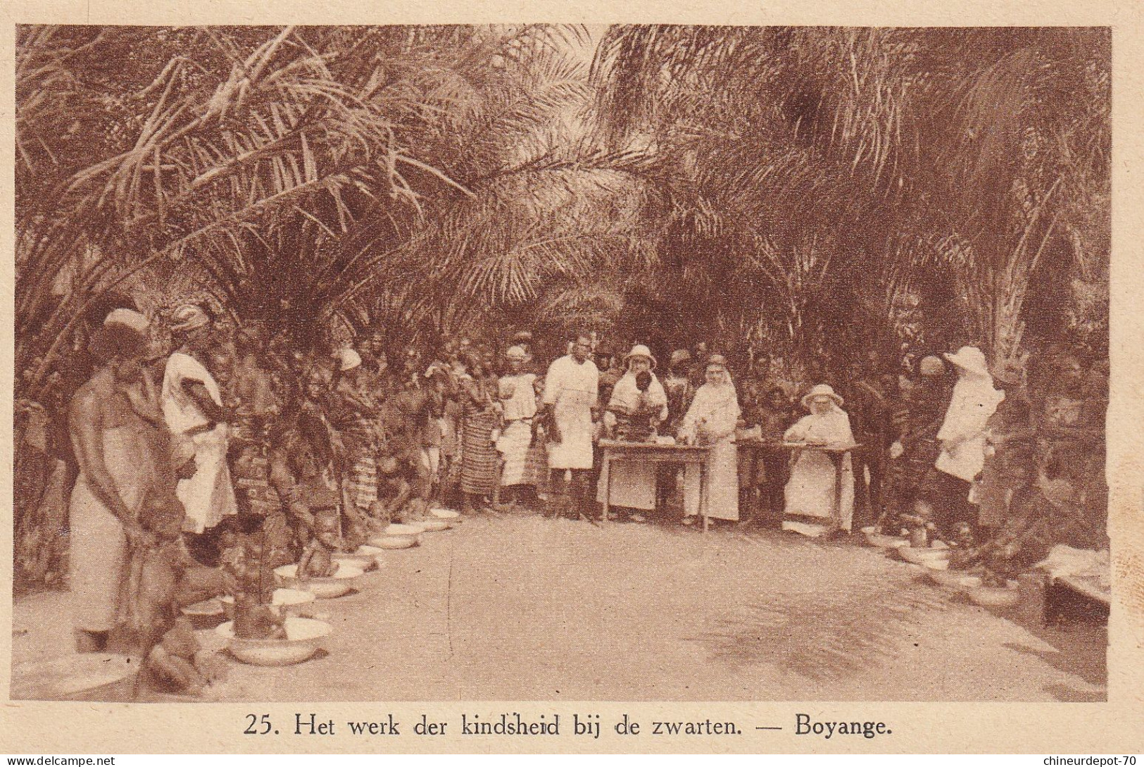 Het Werk Der Kindsheid Bij De Zwarten Boyange - Belgian Congo