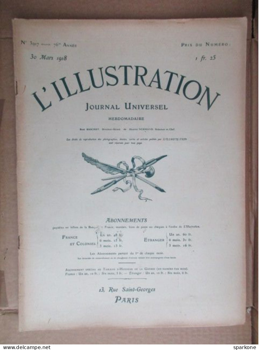 L'illustration (N° 3917 - 30 Mars 1918) - 1900 - 1949
