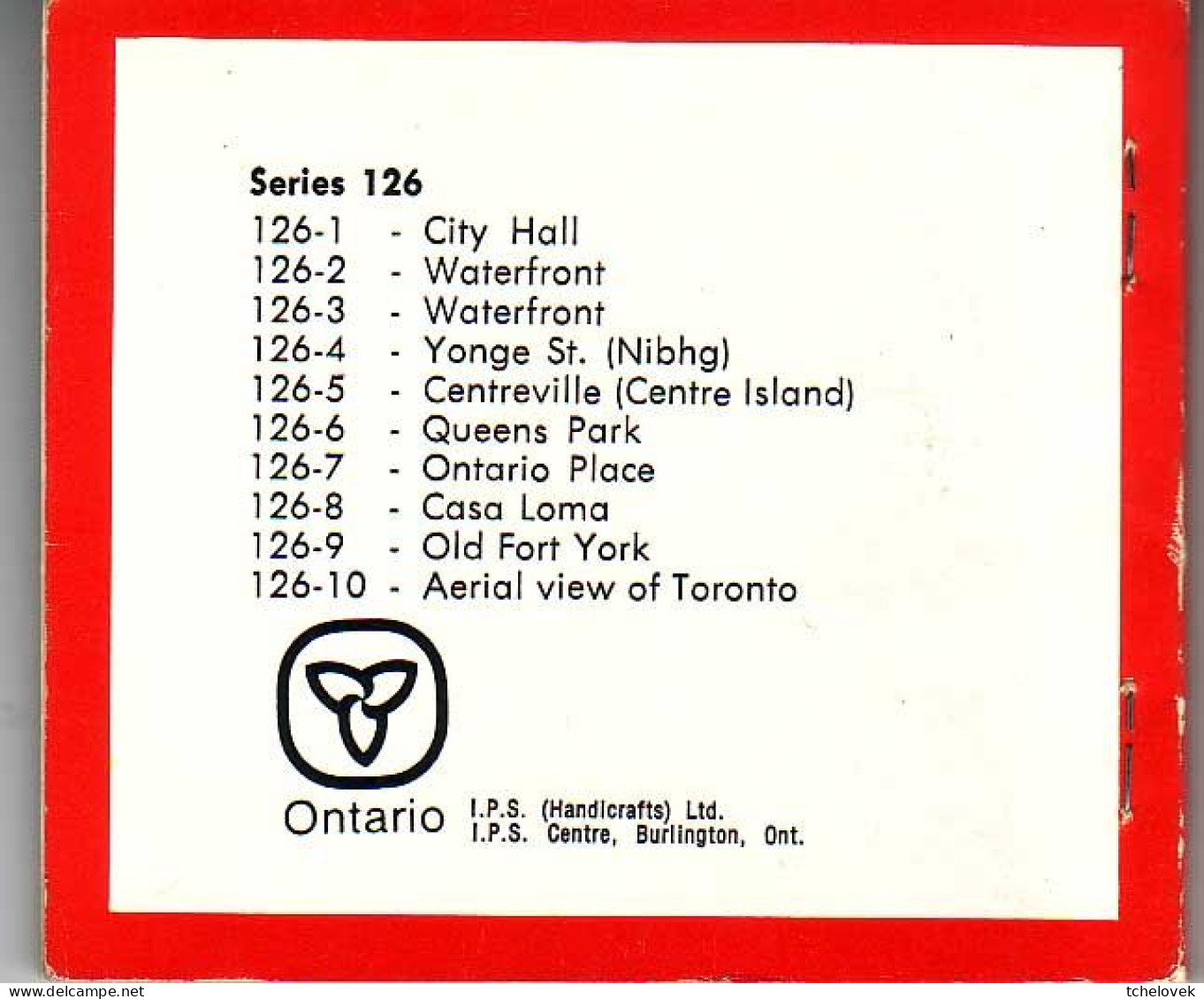 (99). Canada. Toronto S 2801 & 1983 & 10 snapshot