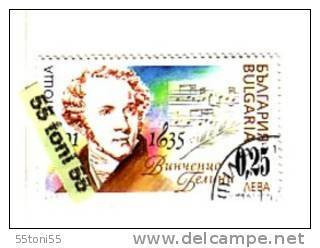 2001 Composer- Belini 1v.- Used/oblitere (O) BULGARIA / Bulgarie - Used Stamps