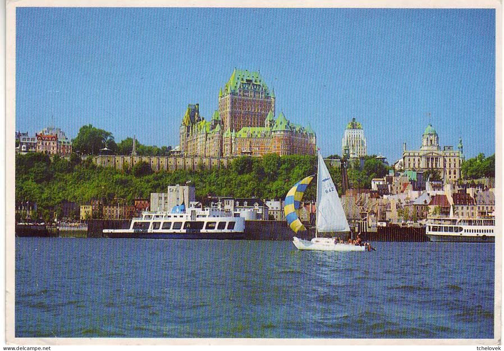 (99). Canada. Quebec (1) & (2) & Notre Dame & Vous Avez Une Place Ici - Québec - Château Frontenac