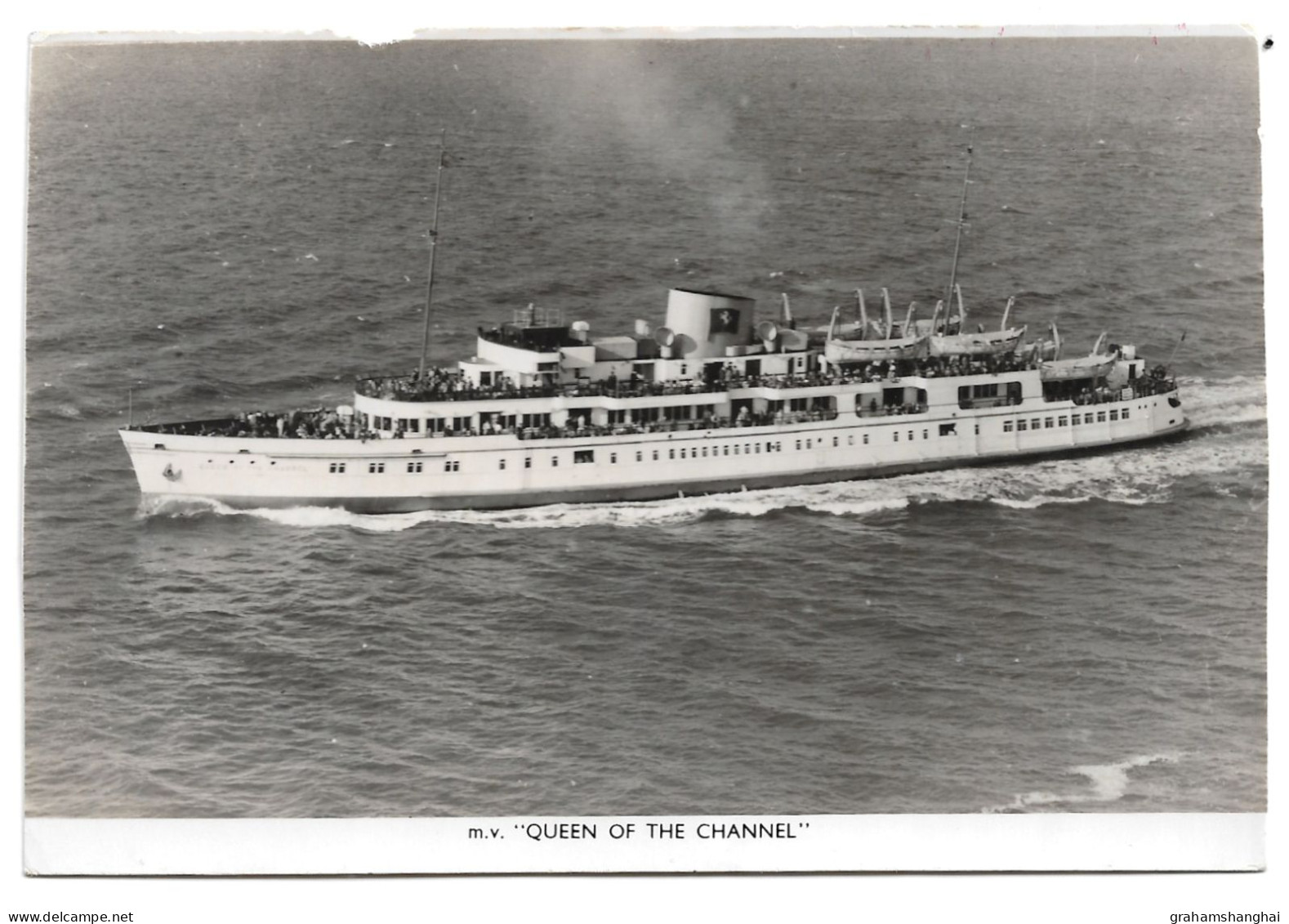 Postcard MV Queen Of The Channel Steamer Unposted - Paquebots