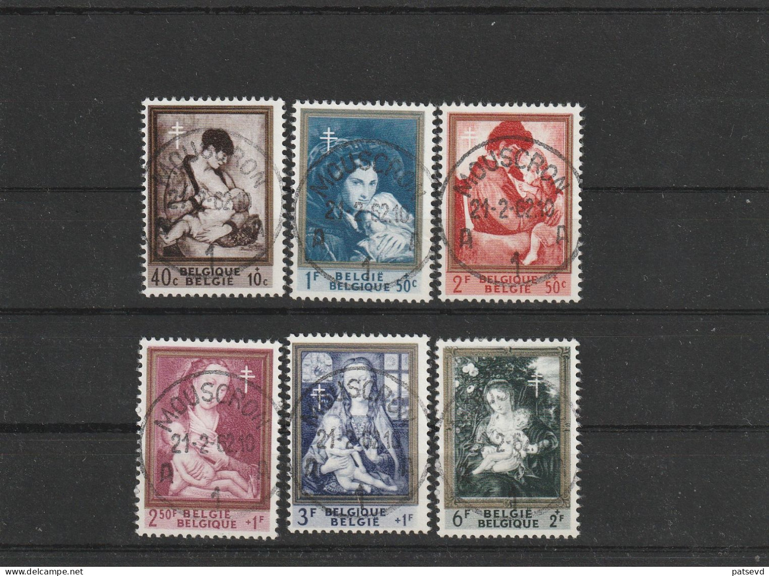 1198/1203 La Mere Et Enfant/Moeder En Kind Oblit/gestp Centrale - Used Stamps