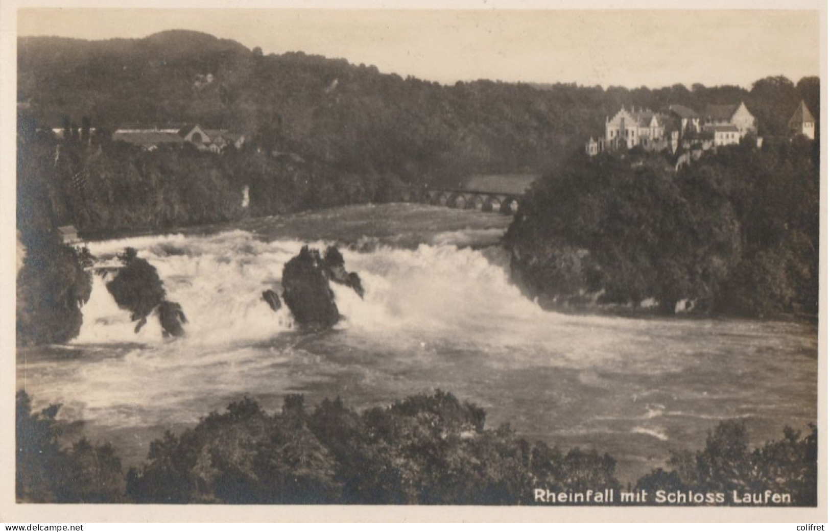 Schaffhouse - Neuhausen  -  Rheinfall Mit Schloss Laufen - Neuhausen Am Rheinfall