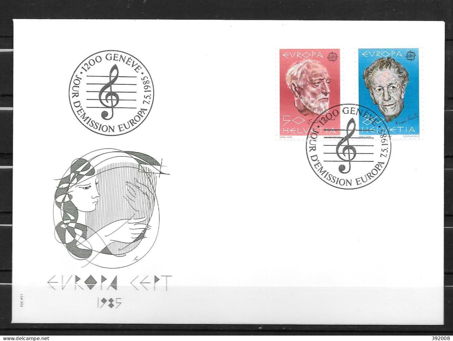 1985 - FDC - SUISSE - 64 - 1 - 1985