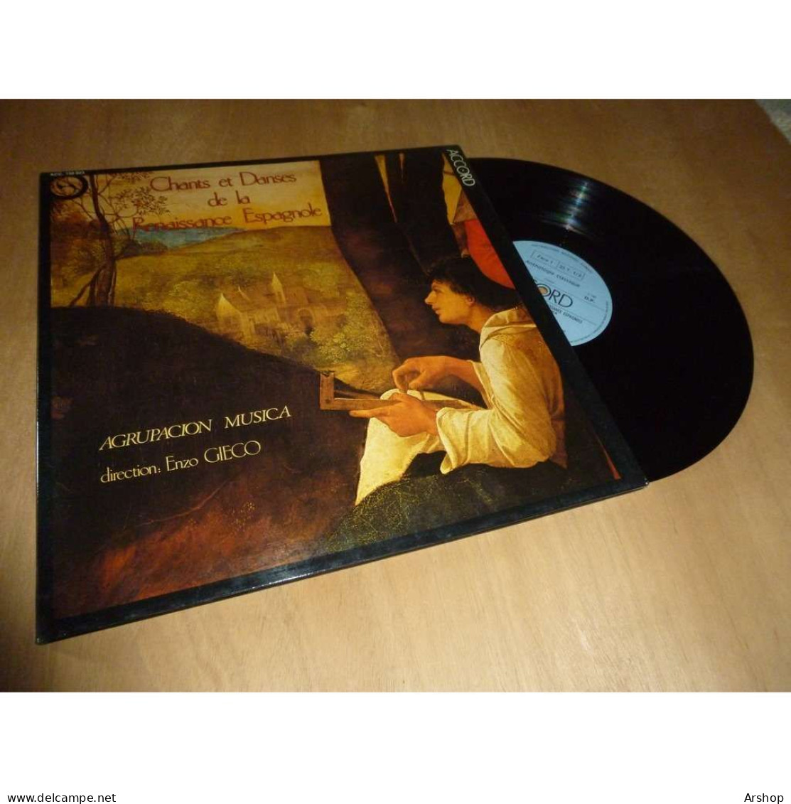 AGRUPACION MUSICA ENZO GIECO Chants Et Danses De La Renaissance Espagnole ACCORD 140023 Lp 1980 - Classique