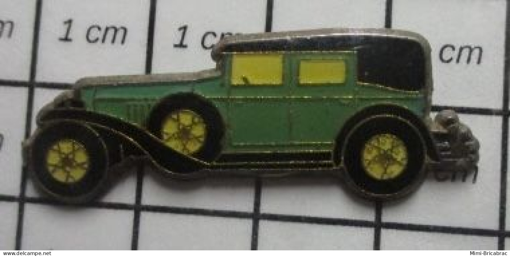 1920 Pin's Pins / Beau Et Rare / AUTOMOBILES / LIMOUSINE ANNES 20 BLEU / VERT Grand Pin's - Other & Unclassified