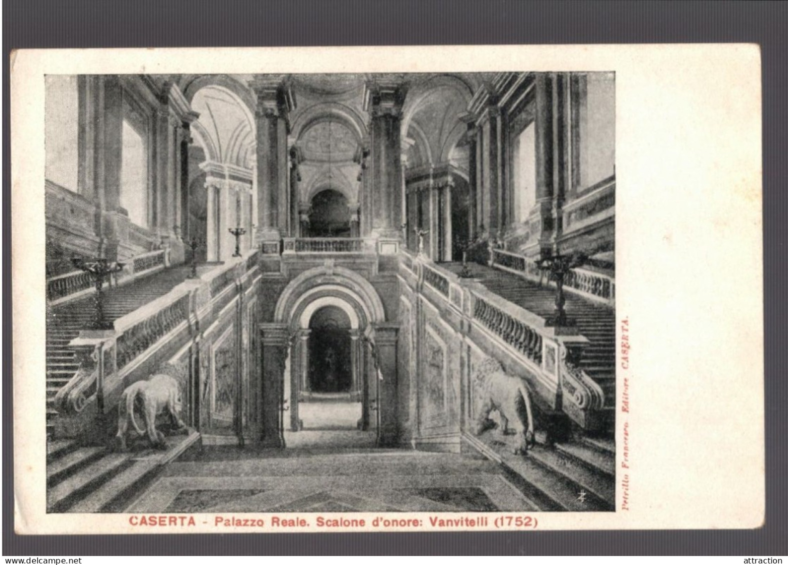 Italia-Campania-Caserta-palazzo Reale Scalone D'onore Vanvitelli - Caserta