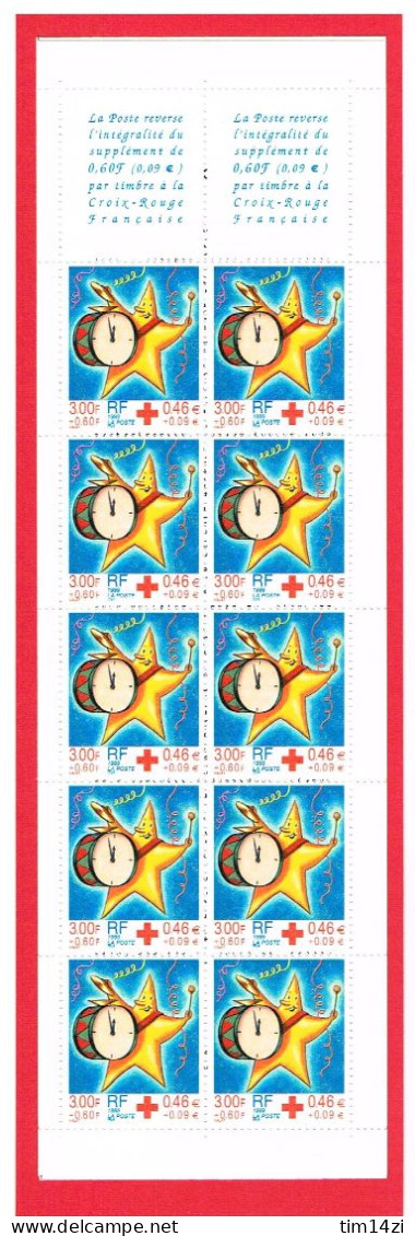 FRANCE - CARNET CROIX ROUGE 1999 - N°2048 - NEUF LUXE** - FETES DE FIN D'ANNEE  - COTE Y & T : 15 Euros - Red Cross