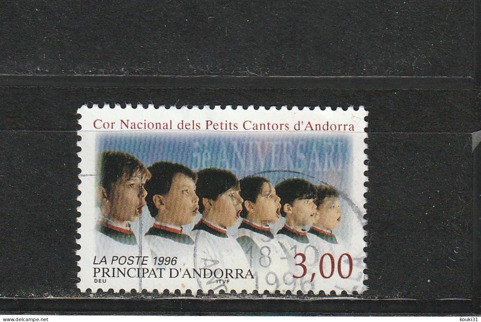 Andorre YT 480 Obl : Choeur National - 1996 - Oblitérés