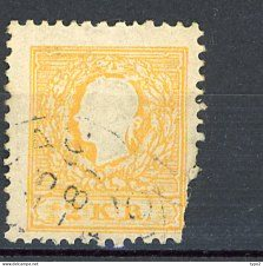 AUTRICHE - 1859 Yv. N° 11a Type II  (o) 2k Orange Cote 400 Euro  D 2 Scans - Gebraucht