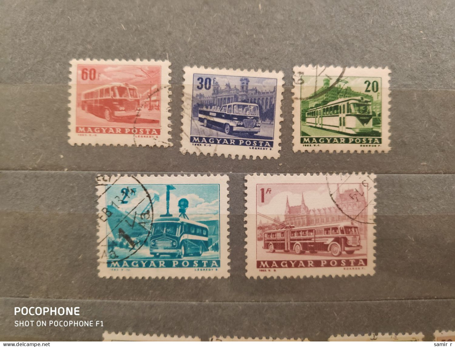 1963	Hungary	Transport (F85) - Used Stamps