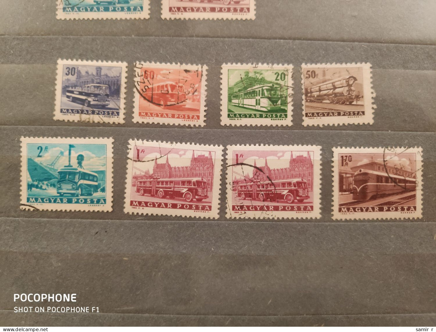 1963	Hungary	Transport (F85) - Used Stamps