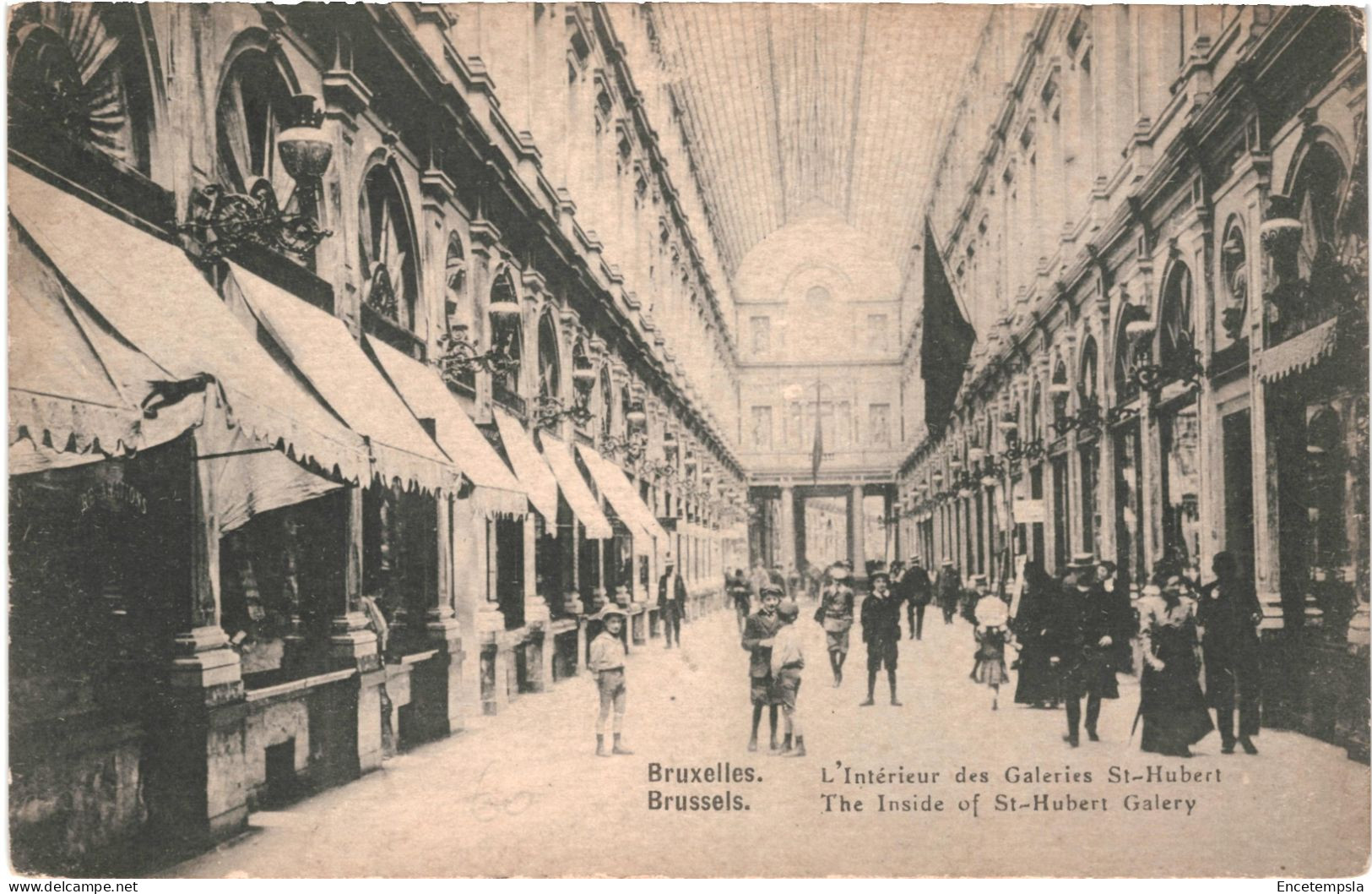 CPA Carte Postale Belgique Bruxelles Galerie Saint Hubert Intérieur  VM79068 - Monumenti, Edifici