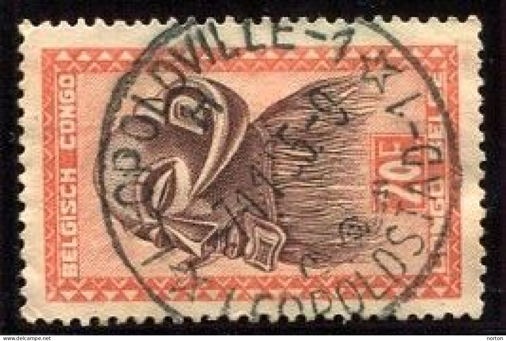 Congo Léopoldville 1 Oblit. Keach 12B(H)1 Sur C.O.B. 293 Le 07/11/1955 - Gebruikt