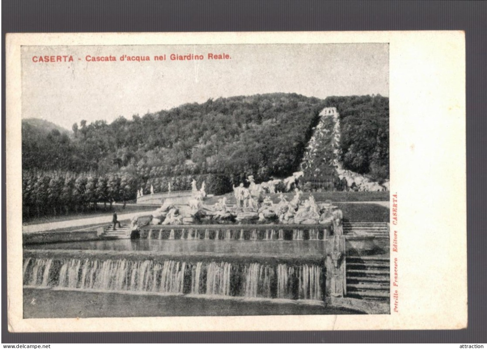 Italia-Campania-Caserta-cascata D'acqua Nel Giardino Reale - Caserta