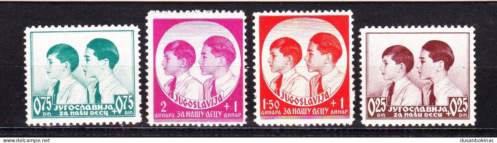 Yugoslavia 1937 - League For The Protection Of Children** - Used Stamps