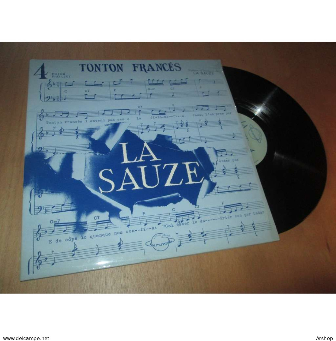 LA SAUZE Tonton Frances FOLK OCCITAN France SATURNE SAT 04 Lp 1986 - Andere - Franstalig