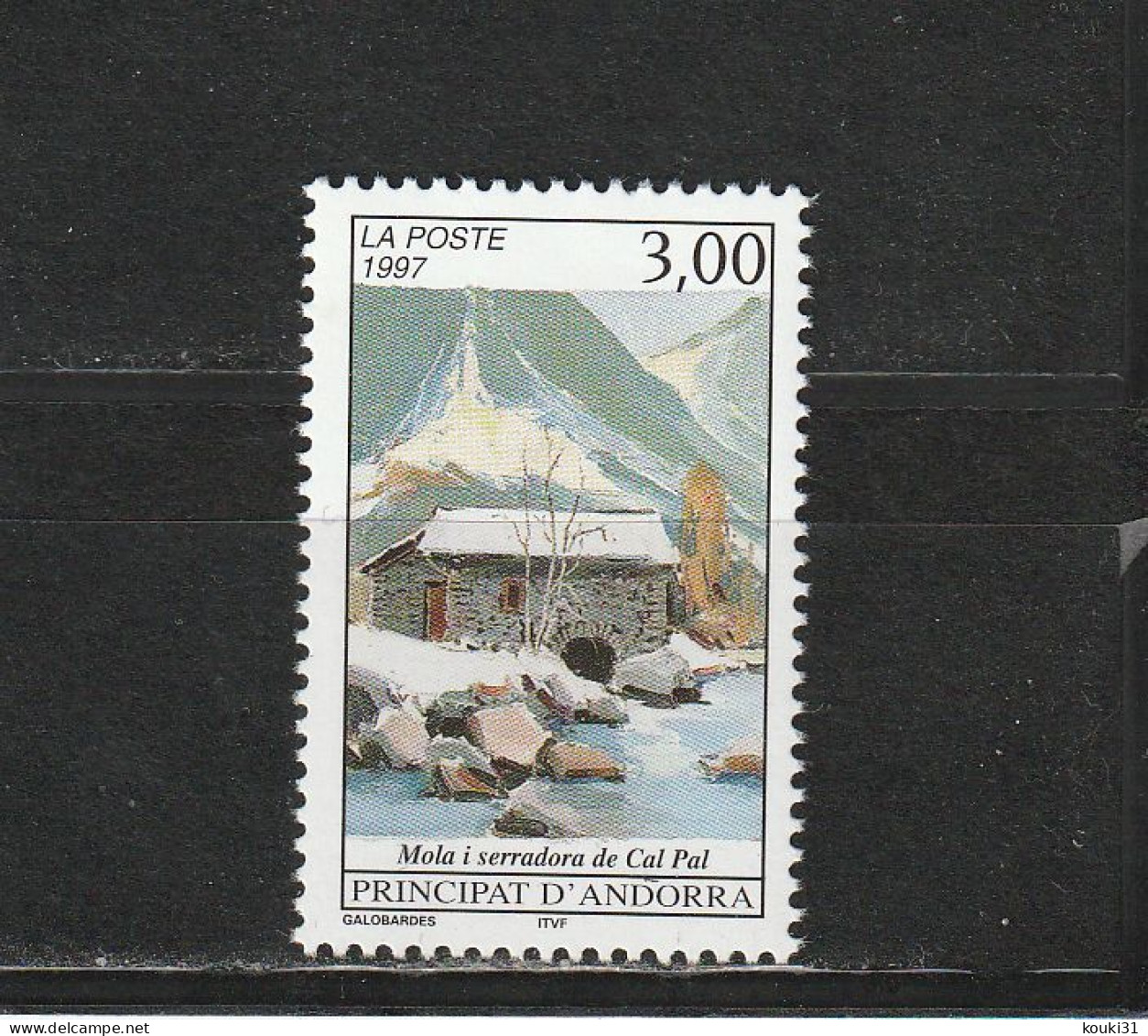 Andorre YT 489 ** : Moulin - 1997 - Unused Stamps
