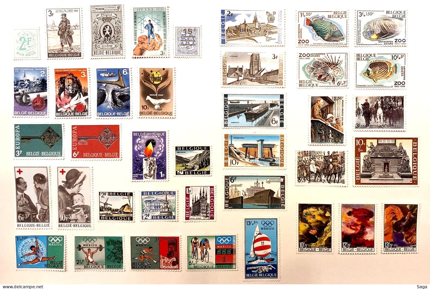 Année Complète 1968 MNH** - Full Years