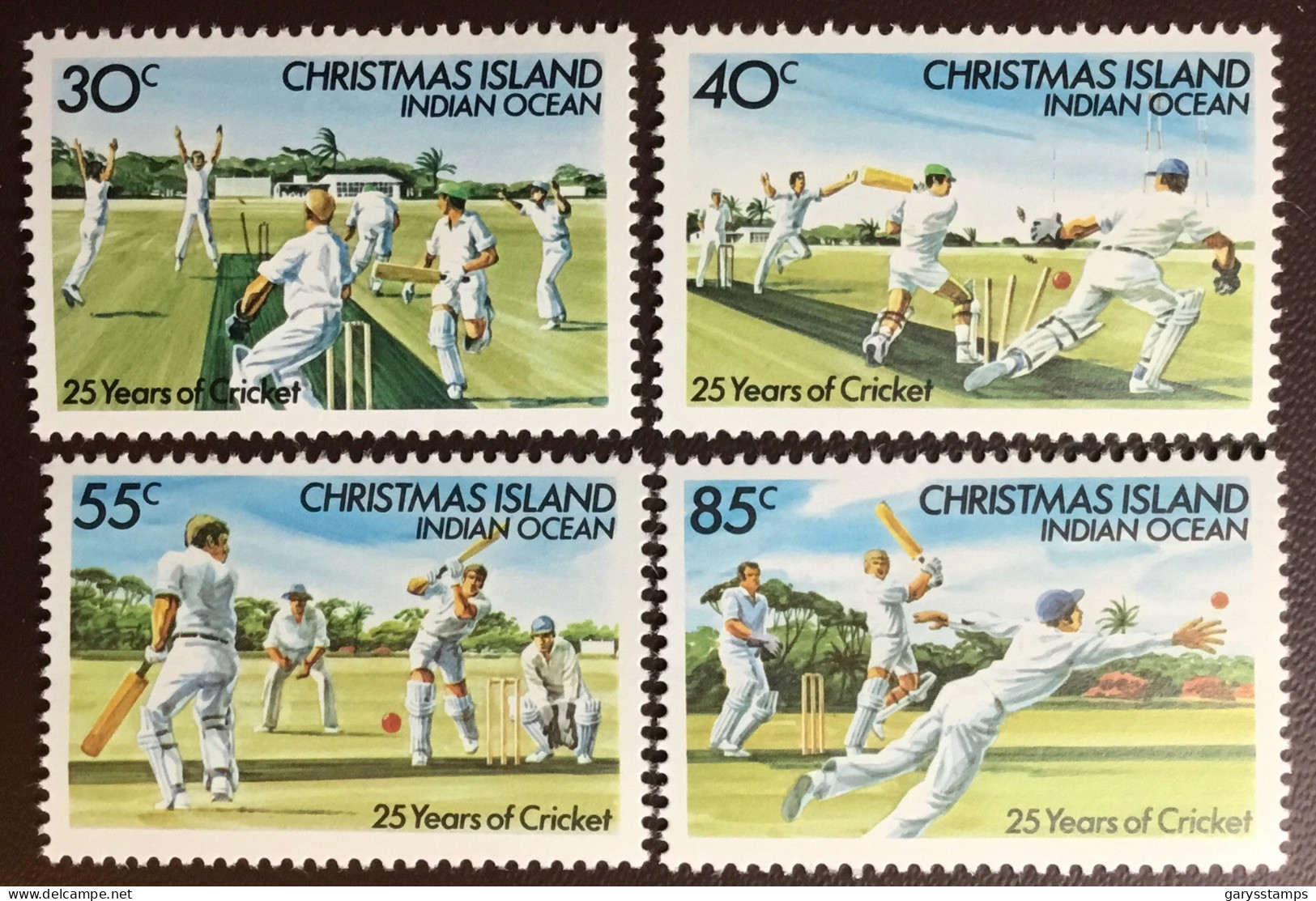 Christmas Island 1984 Cricket Anniversary MNH - Christmas Island