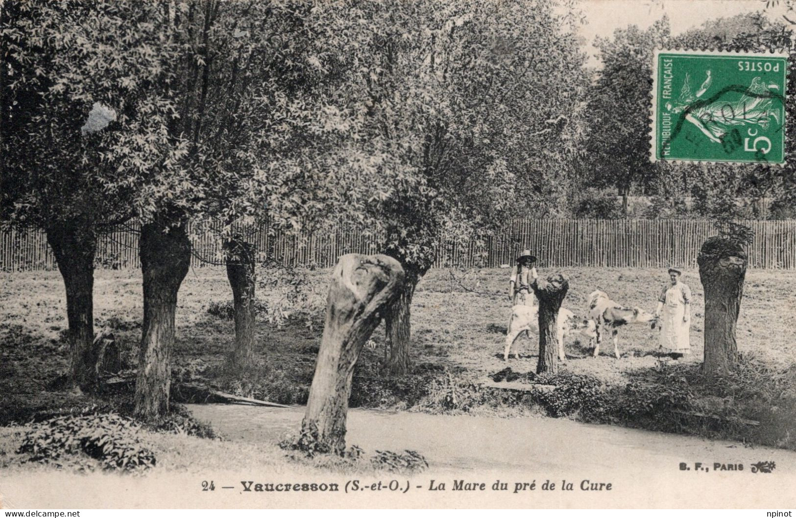 C P A -  92 - VAUCRESSON  - La Mare Du Pré De La Cure - Vaucresson