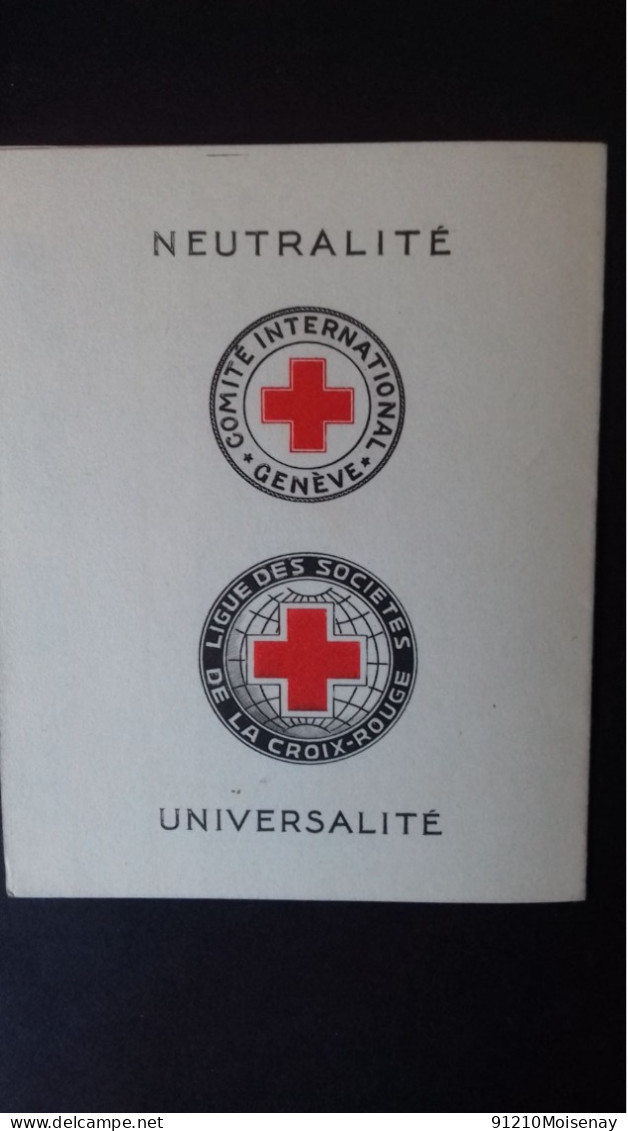 FRANCE   CARNET CROIX ROUGE N° 2004 De 1955 **  (LOT ) - Red Cross