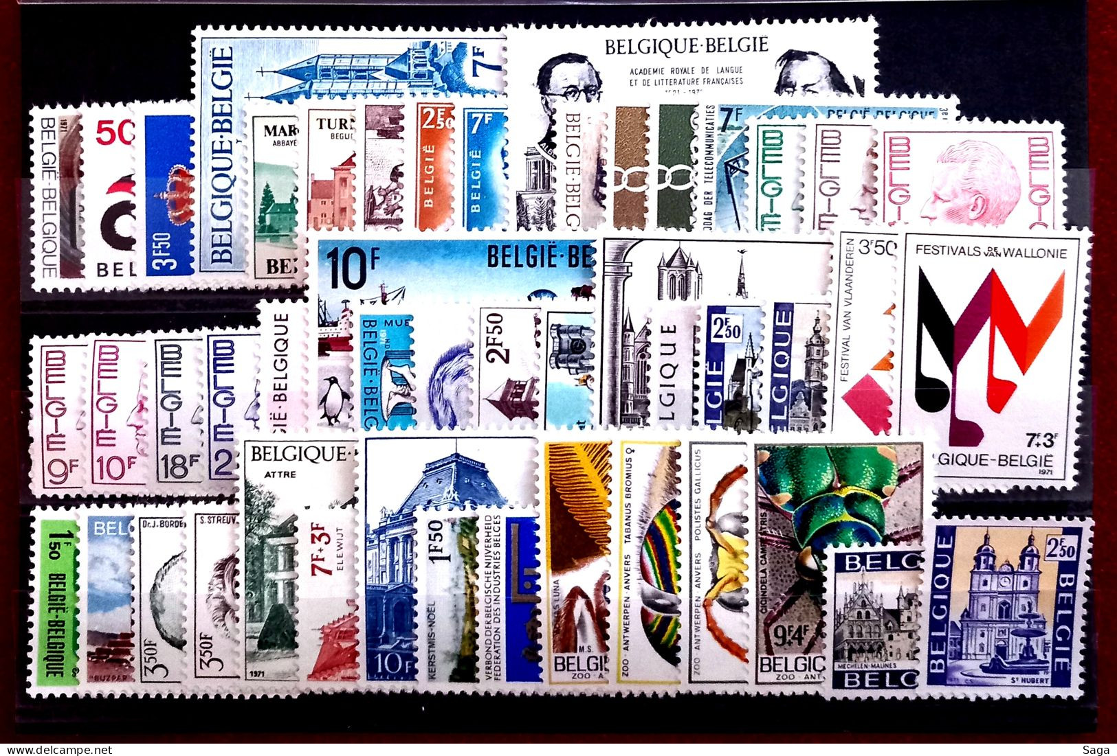 Année Complète 1971 MNH** - Full Years