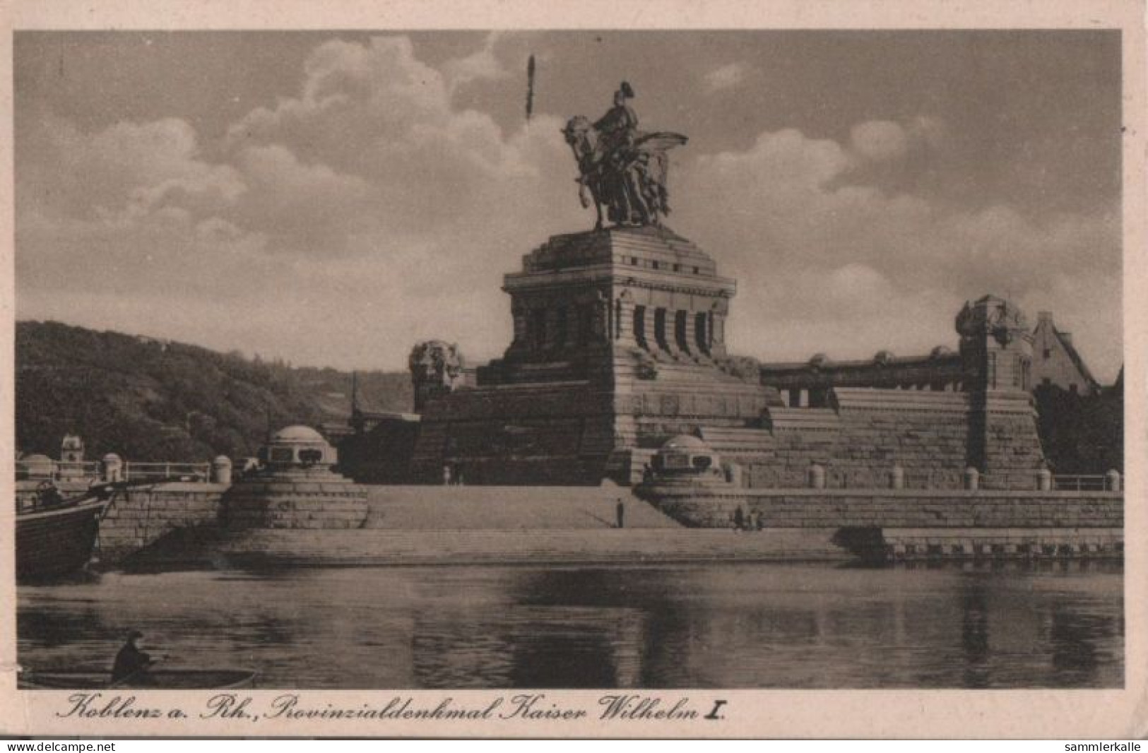 62534 - Koblenz - Provinzialdenkmal Kaiser Wilhelm I. - 1929 - Koblenz