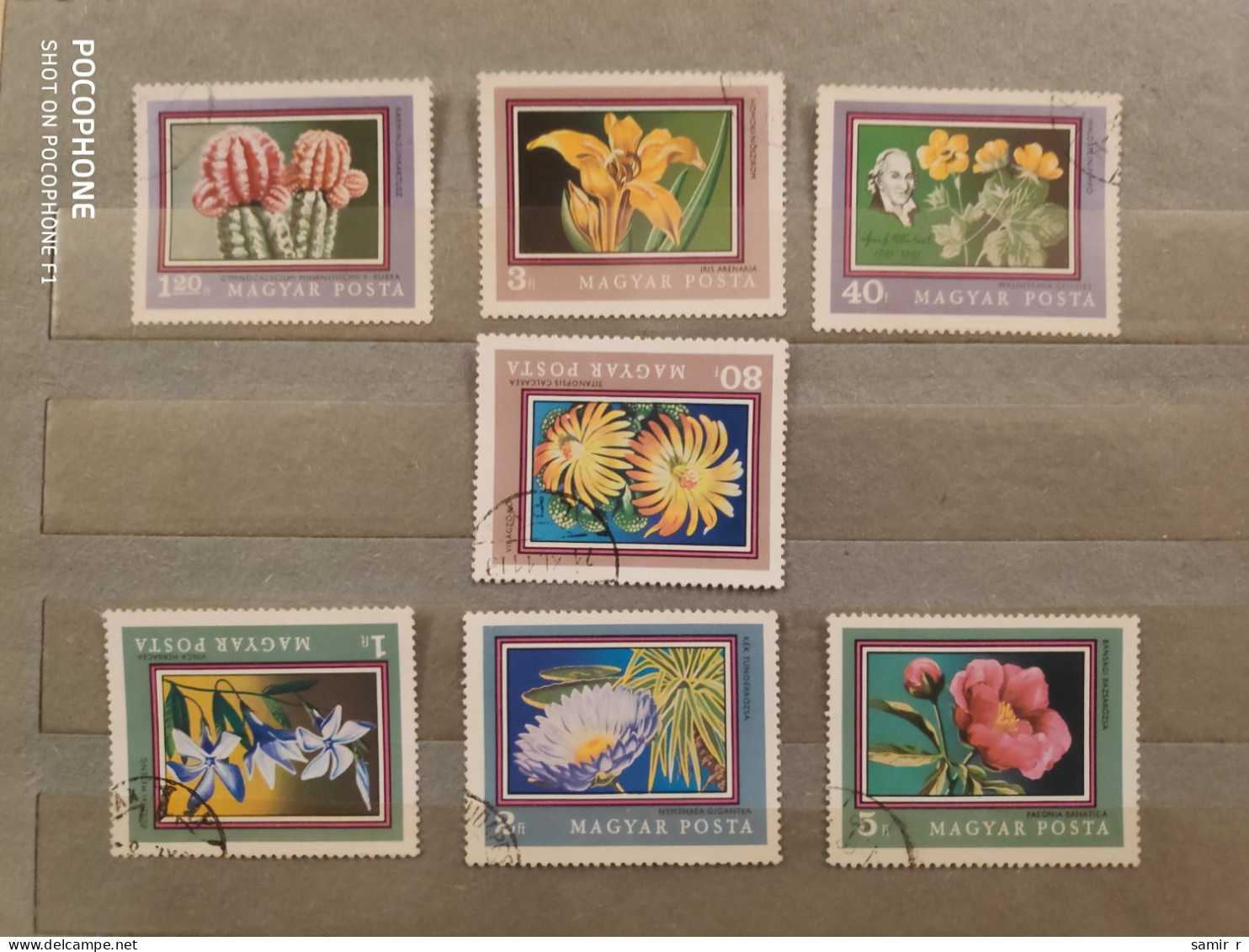 Hungary	Flowers (F85) - Used Stamps