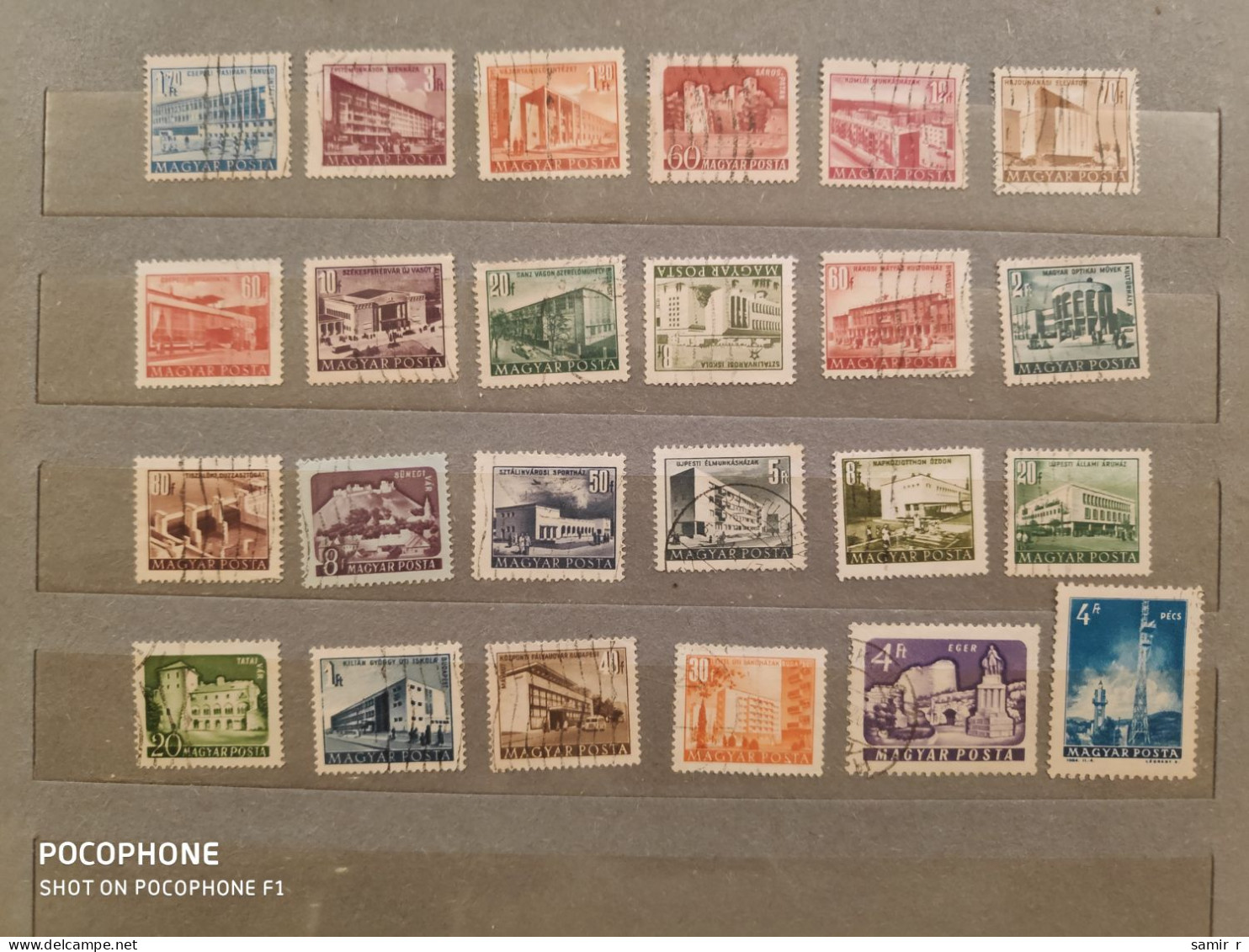 Hungary	Buildings (F85) - Used Stamps