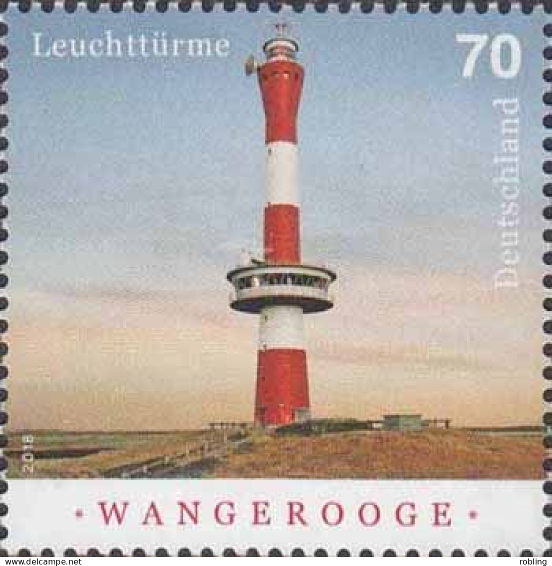 Germany 2018 Lighthouses   Wangerooge  Michel 3391-92 - Lighthouses