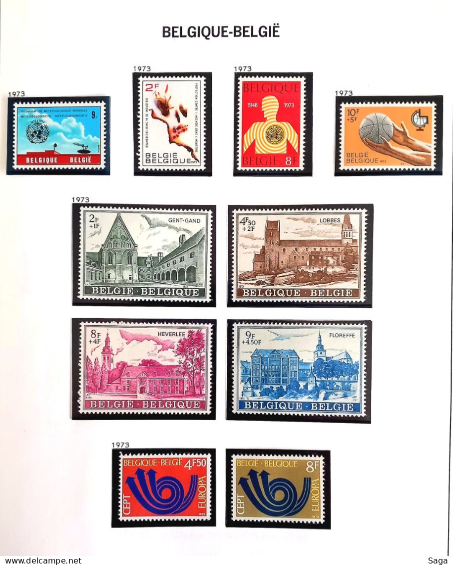 Année Complète 1973 MNH** - Full Years