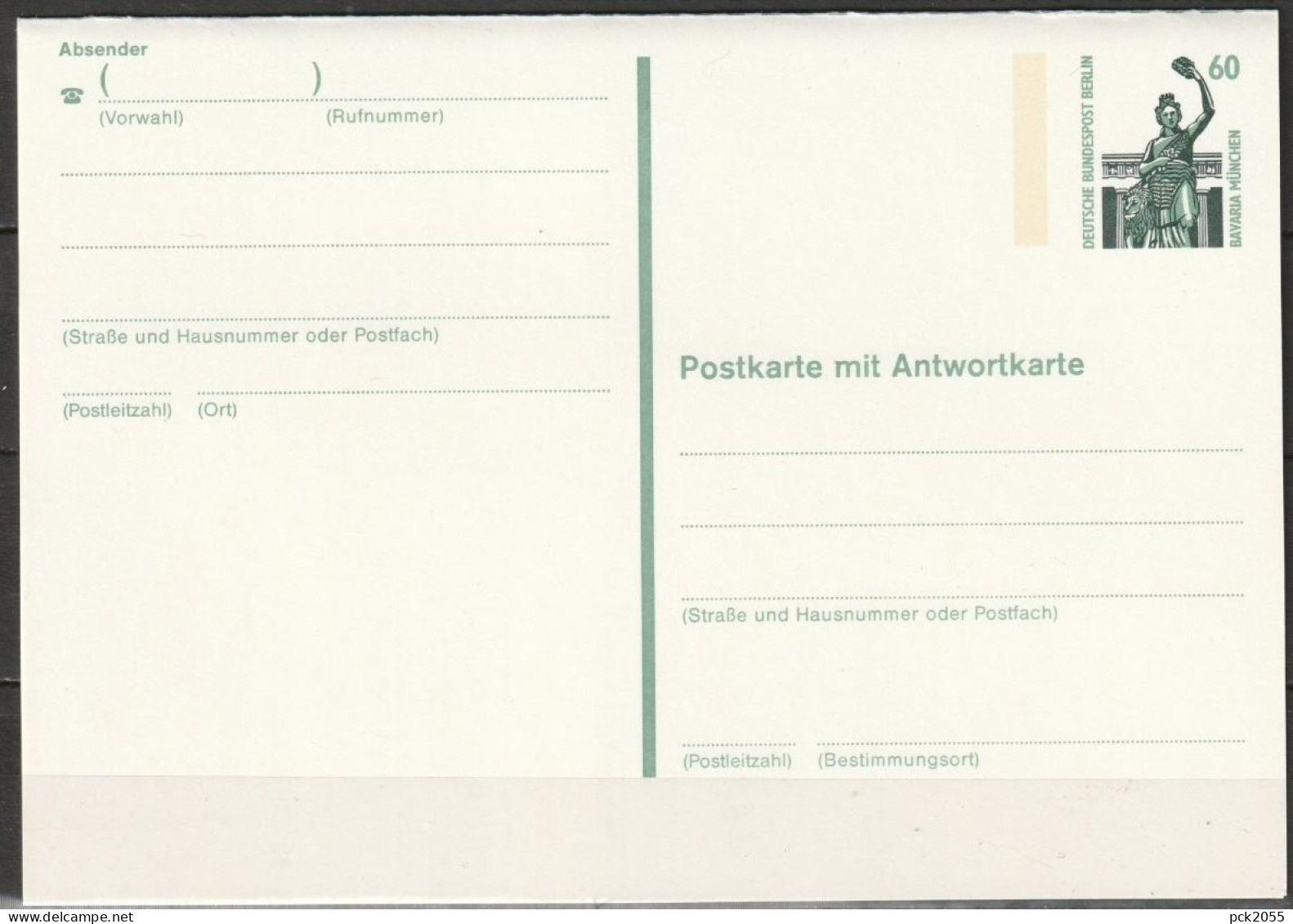 Berlin Ganzsache Mi.-Nr. P 133 Ungebraucht ( PK 602) - Postkaarten - Ongebruikt