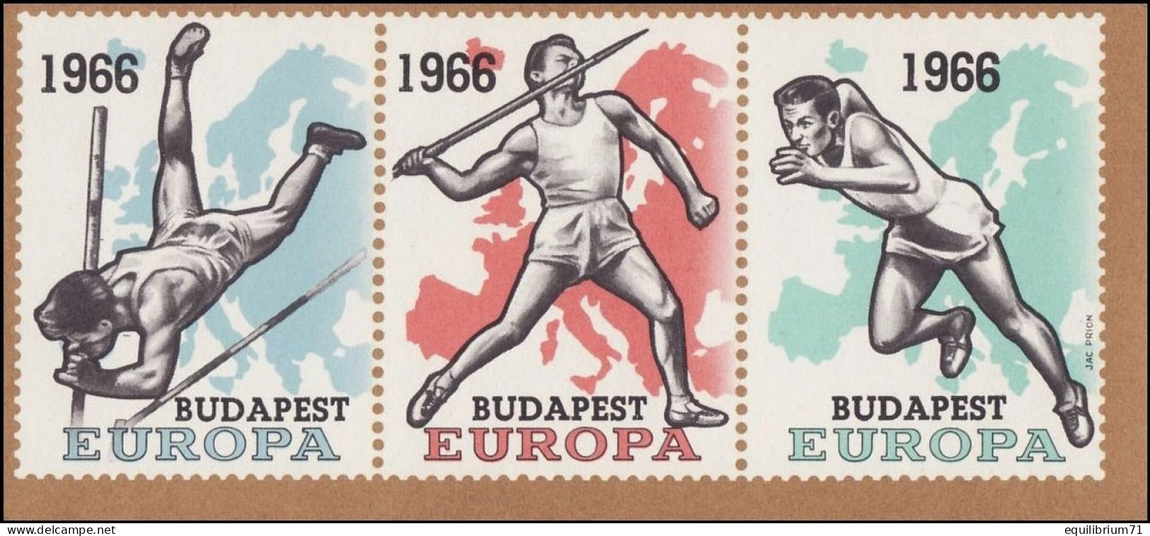 E98** - Championnat D'athlétisme à Budapest / Europese Atletiekkampioenschappen Te Budapest - Erinofilia