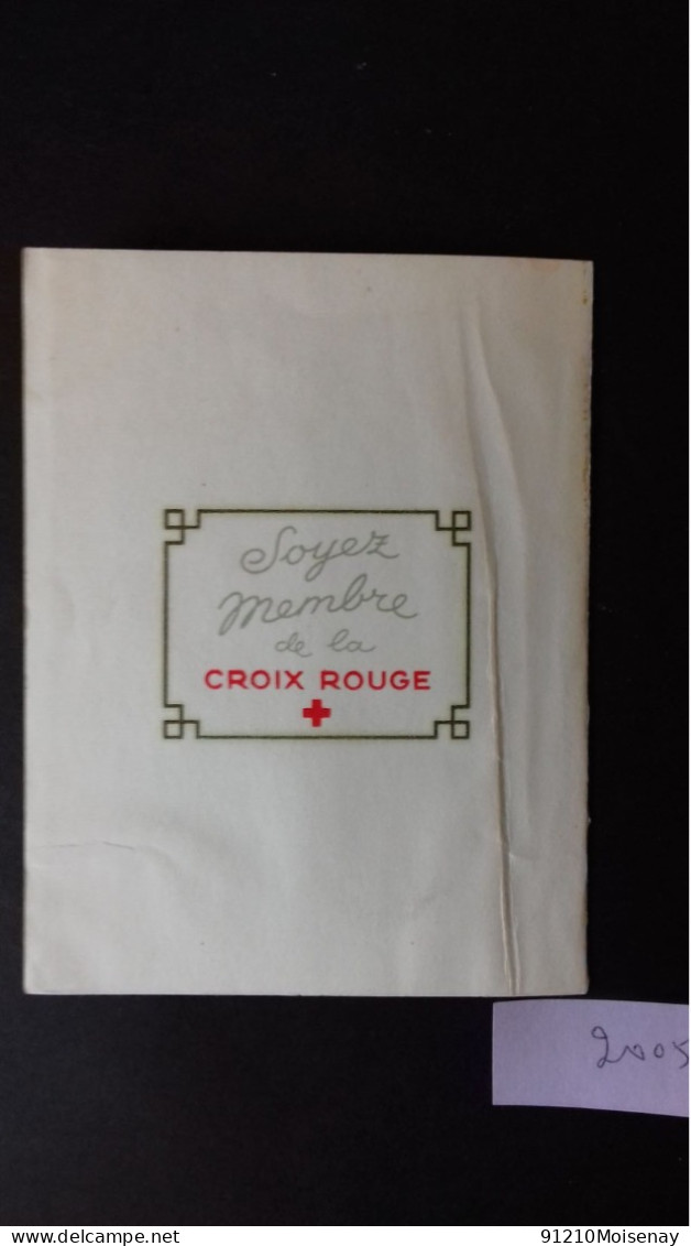 FRANCE CARNET CROIX ROUGE N° 2005 **   De 1956  LOT - Croix Rouge