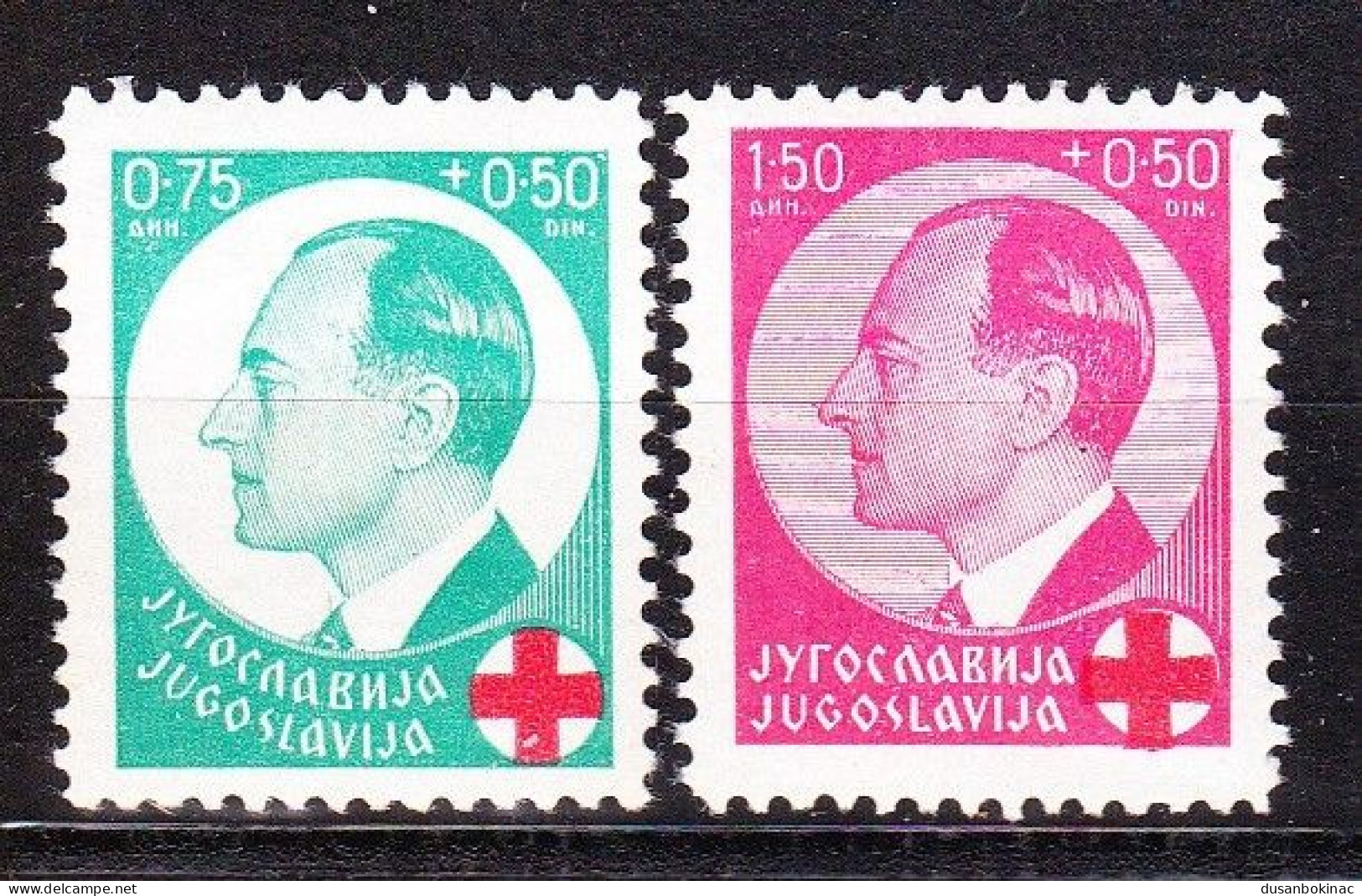 Yugoslavia-RED CROSS 1936 ** - Usados