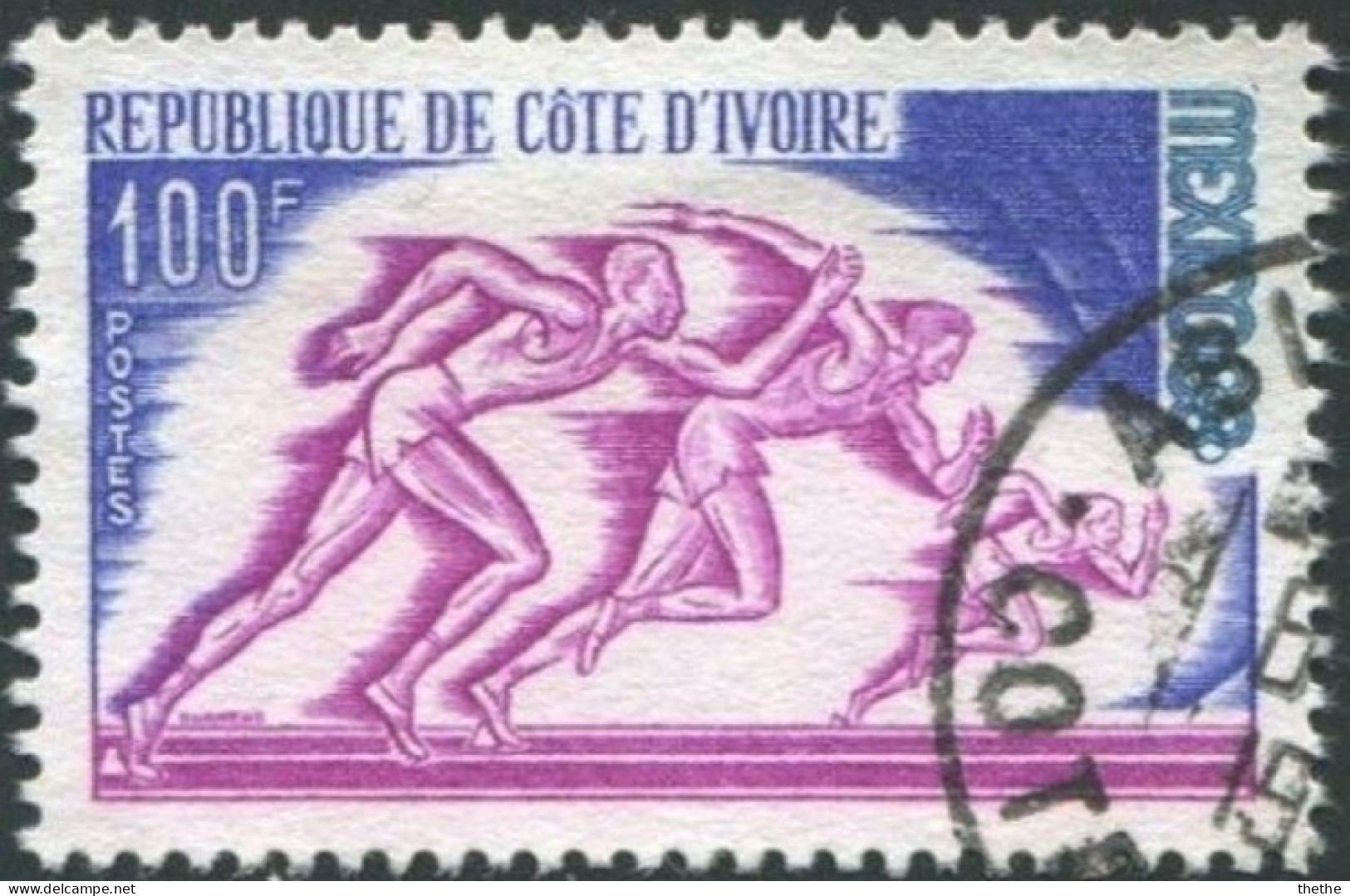 COTE D'IVOIRE - Jeux Olympiques De Mexico -  Coureurs - Estate 1968: Messico