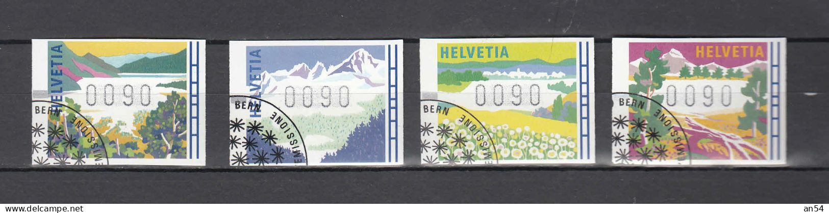 1996      N° 11 à 14   OBLITERATIONS PREMIER JOUR      CATALOGUE SBK - Automatic Stamps