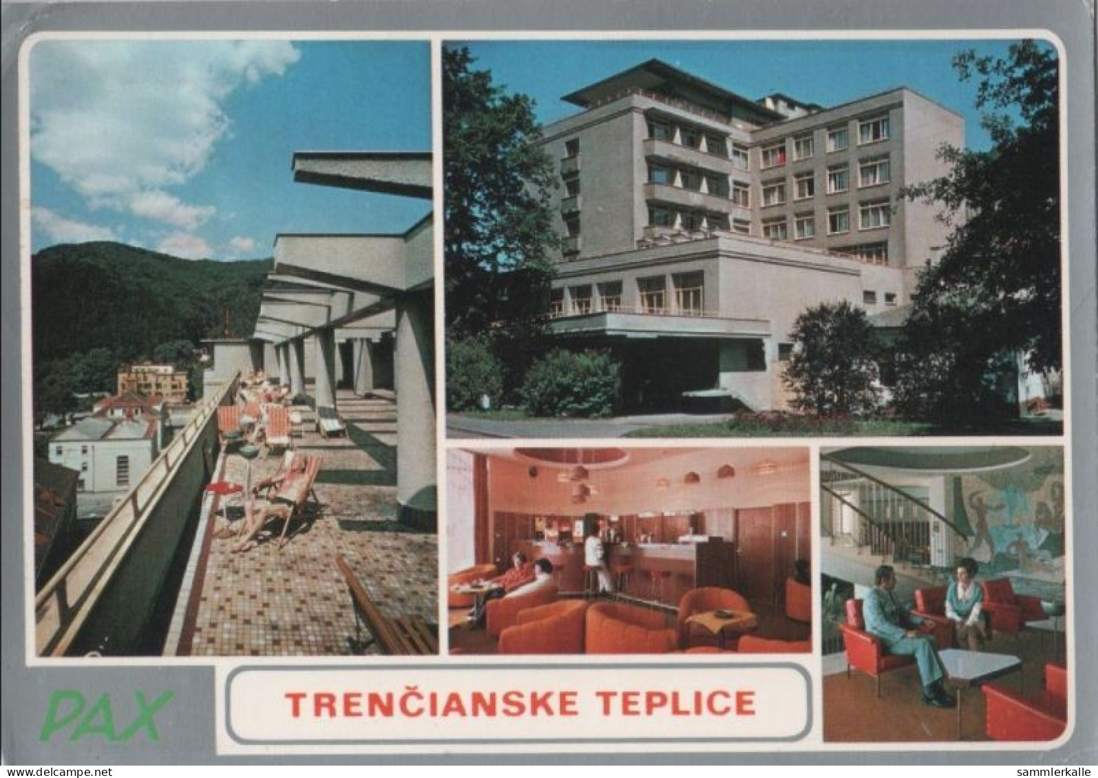 91887 - Slowakei - Trencianske Teplice - 4-Bilder-Karte - 1986 - Slovacchia