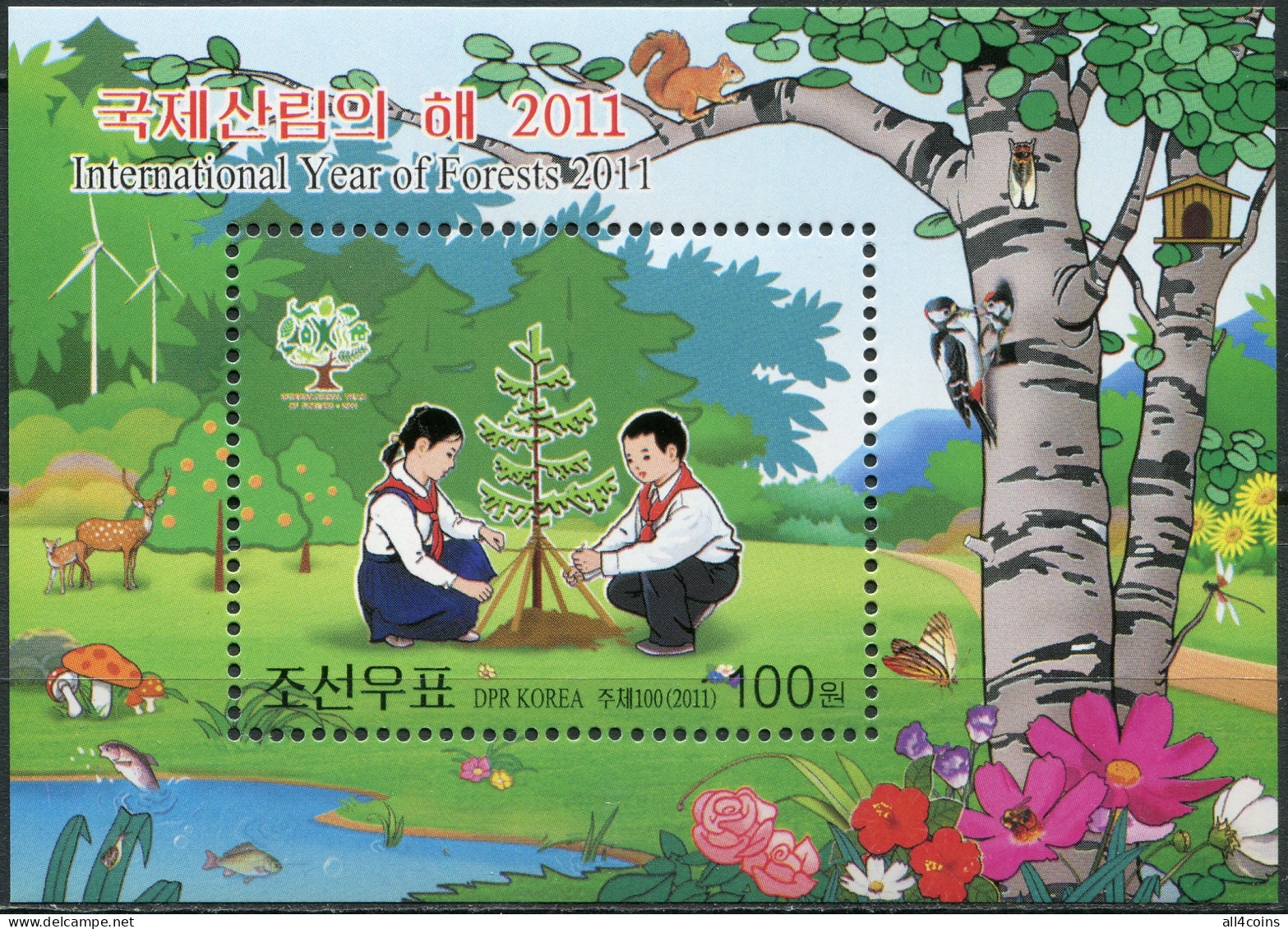 Korea 2011. International Year Of The Woods (MNH OG) Souvenir Sheet - Korea, North