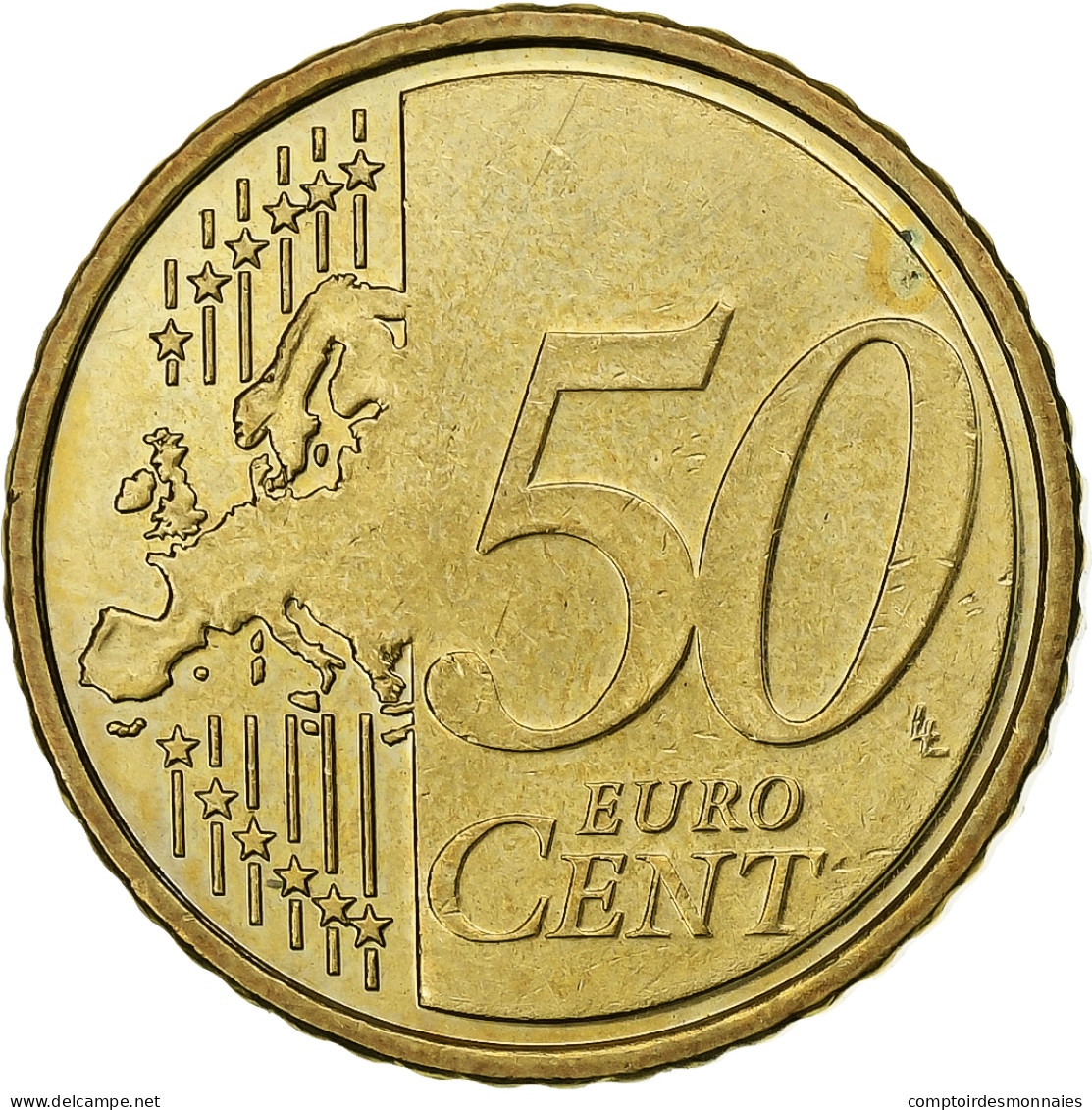 Slovénie, 50 Euro Cent, 2007, Vantaa, SUP+, Laiton, KM:73 - Slovenia