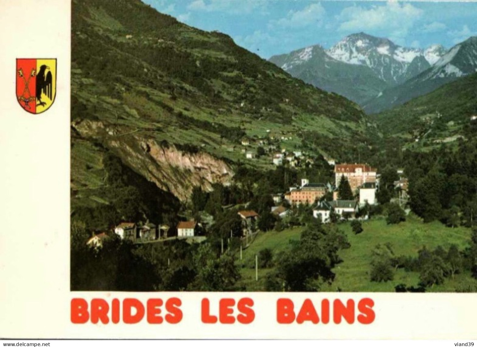 BRIDES Les BAINS.  -     Cachet Postal. 10 Juillet 1975 - Brides Les Bains