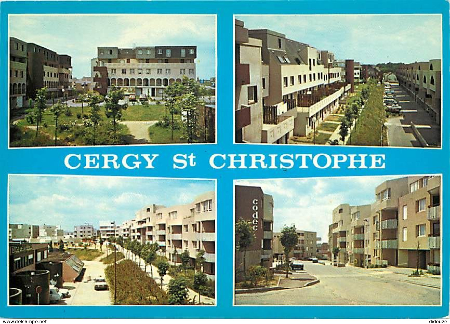 95 - Cergy Pontoise - Cergy - Saint Christophe - La Sébille - Multivues - Automobiles - CPM - Voir Scans Recto-Verso - Cergy Pontoise