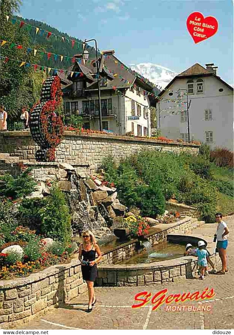 74 - Saint Gervais Les Bains - Fontaine Au Coeur Du Village - CPM - Voir Scans Recto-Verso - Saint-Gervais-les-Bains