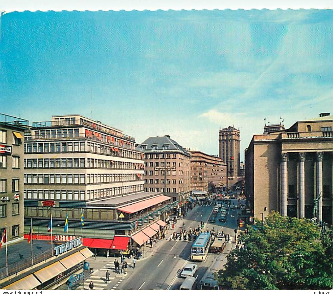 Suède - Sverige - Stockholm - Kungsgatan Och Konserthuset - Downtown - Automobiles - Bus - CPM - Voir Scans Recto-Verso - Schweden