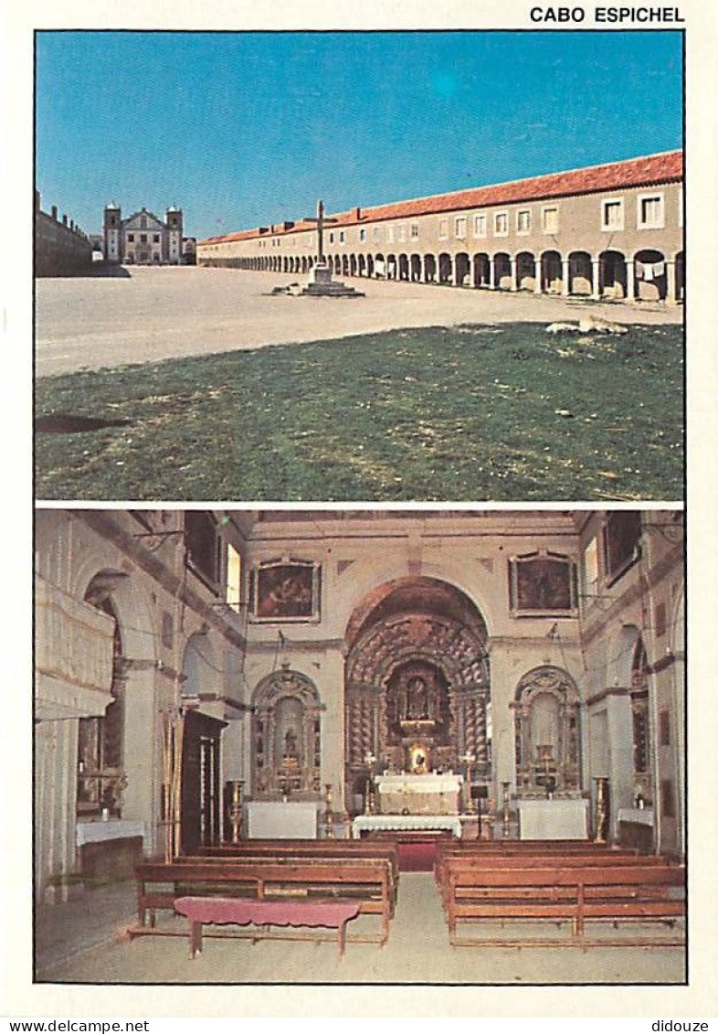 Portugal - Cabo Espichel - Igreja De N. S. Do Cabo - Multivues - CPM - Carte Neuve - Voir Scans Recto-Verso - Setúbal